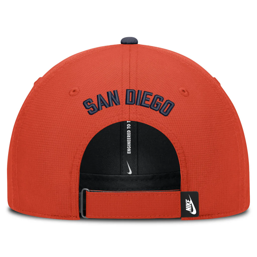 MLB San Diego Padres Nike Cooperstown Ripstop Adjustable Hat - Orange - Image 4