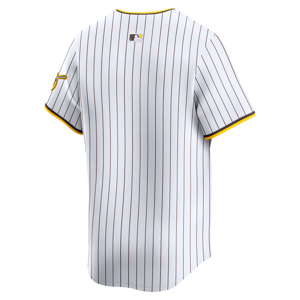 MLB San Diego Padres Nike Home Limited Jersey - White - Image 3