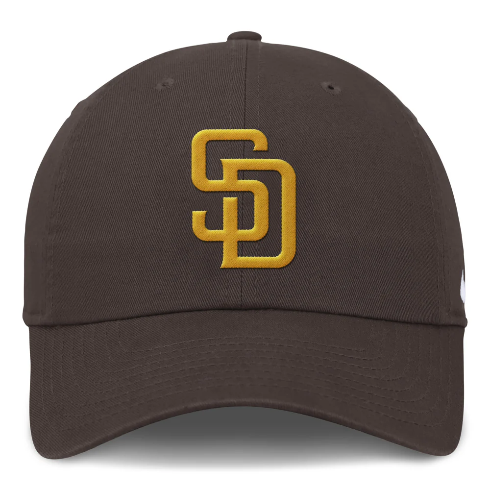 MLB San Diego Padres Nike Primary Club Adjustable Hat - Brown - Image 3