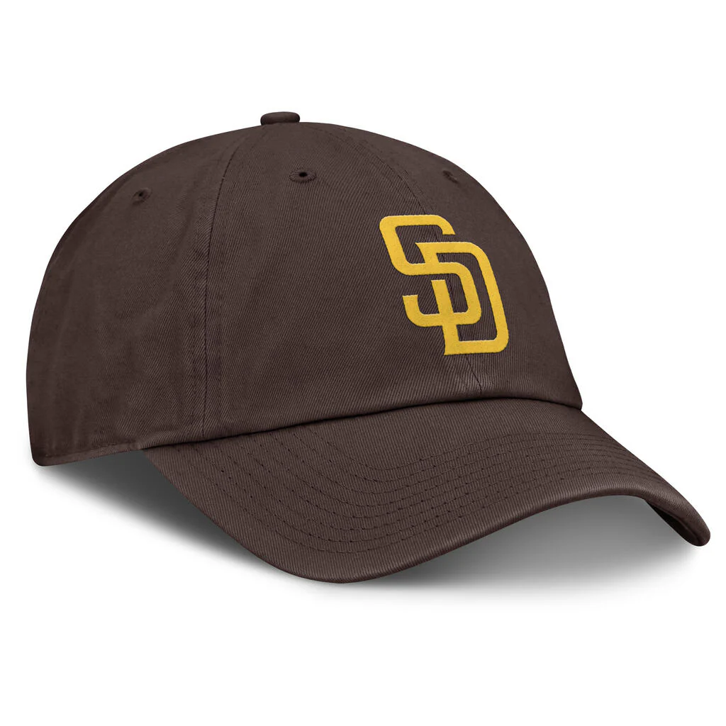 MLB San Diego Padres Nike Tonal Slouch Adjustable Hat - Brown - Image 2