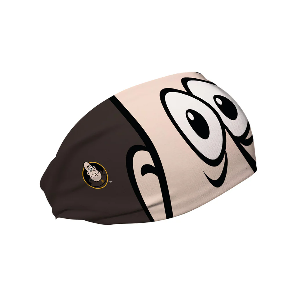 MLB San Diego Padres Vertical Athletics Mascot Stare Headband - Brown - Image 2