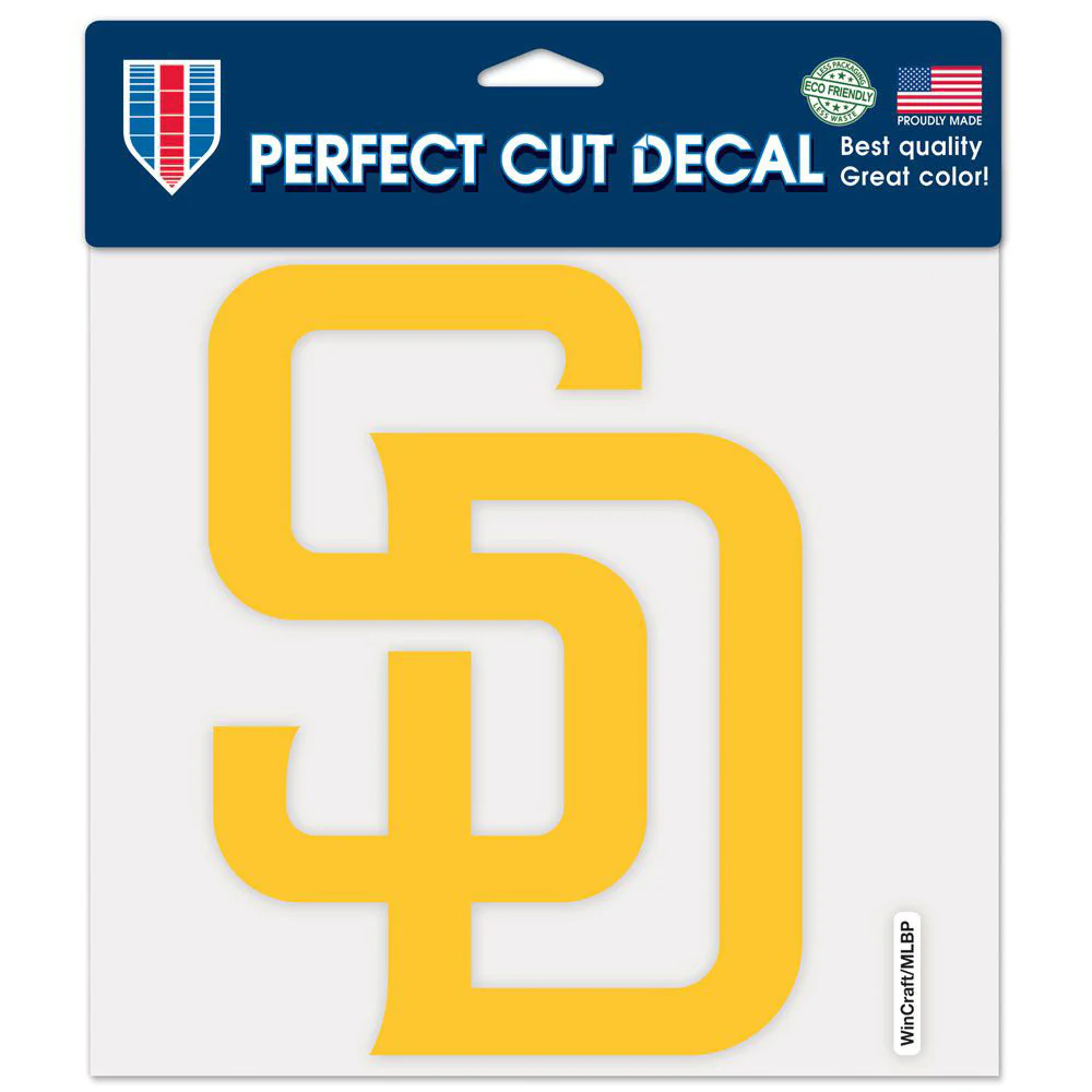 MLB San Diego Padres WinCraft 8" x 8" Logo Decal