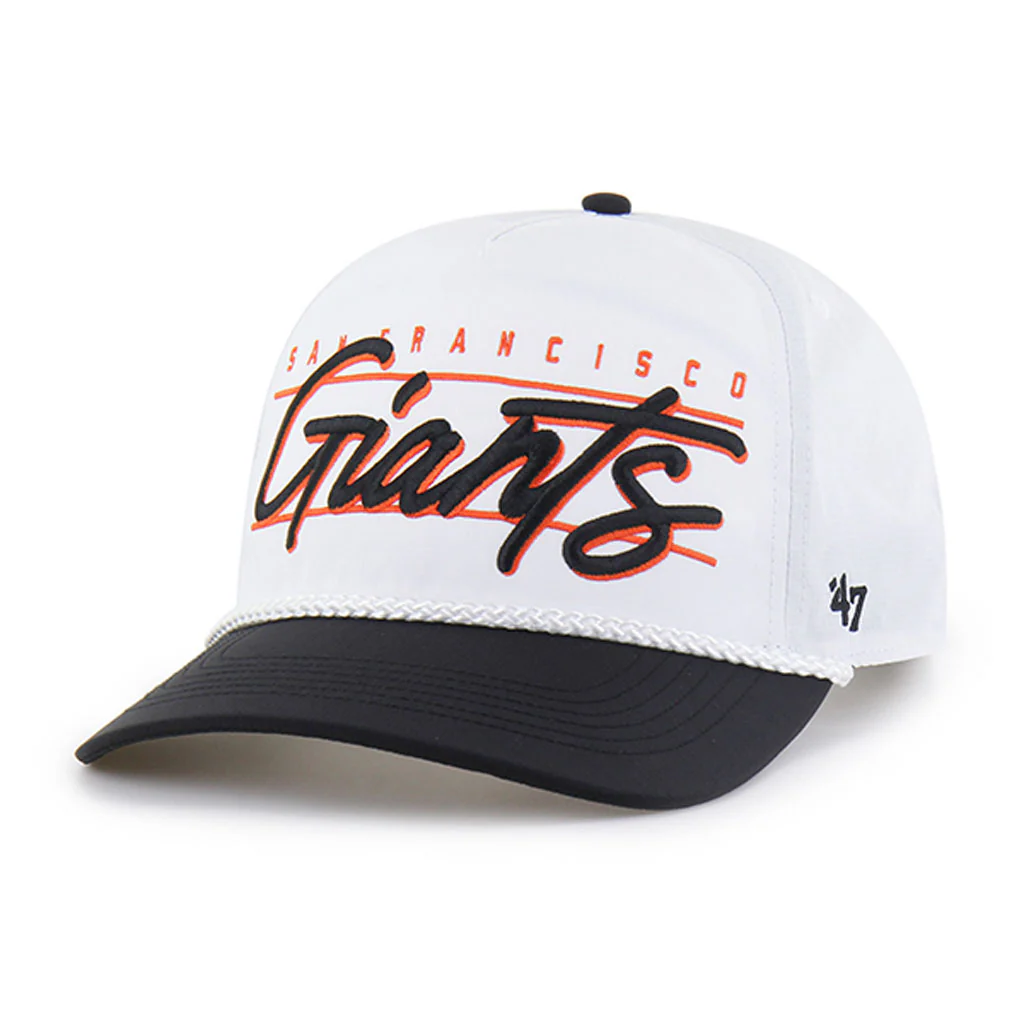 MLB San Francisco Giants '47 Condor Two-Tone Hitch Adjustable Hat - White