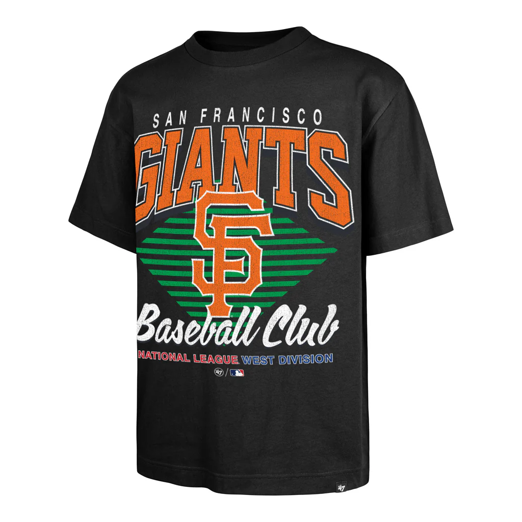 MLB San Francisco Giants '47 Extended Play Foundation T-Shirt - Black