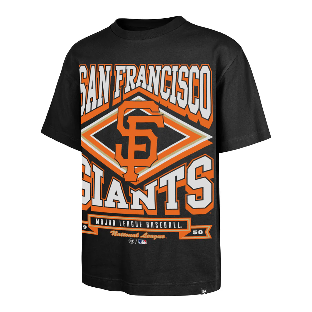 MLB San Francisco Giants '47 Heater Foundation T-Shirt - Black
