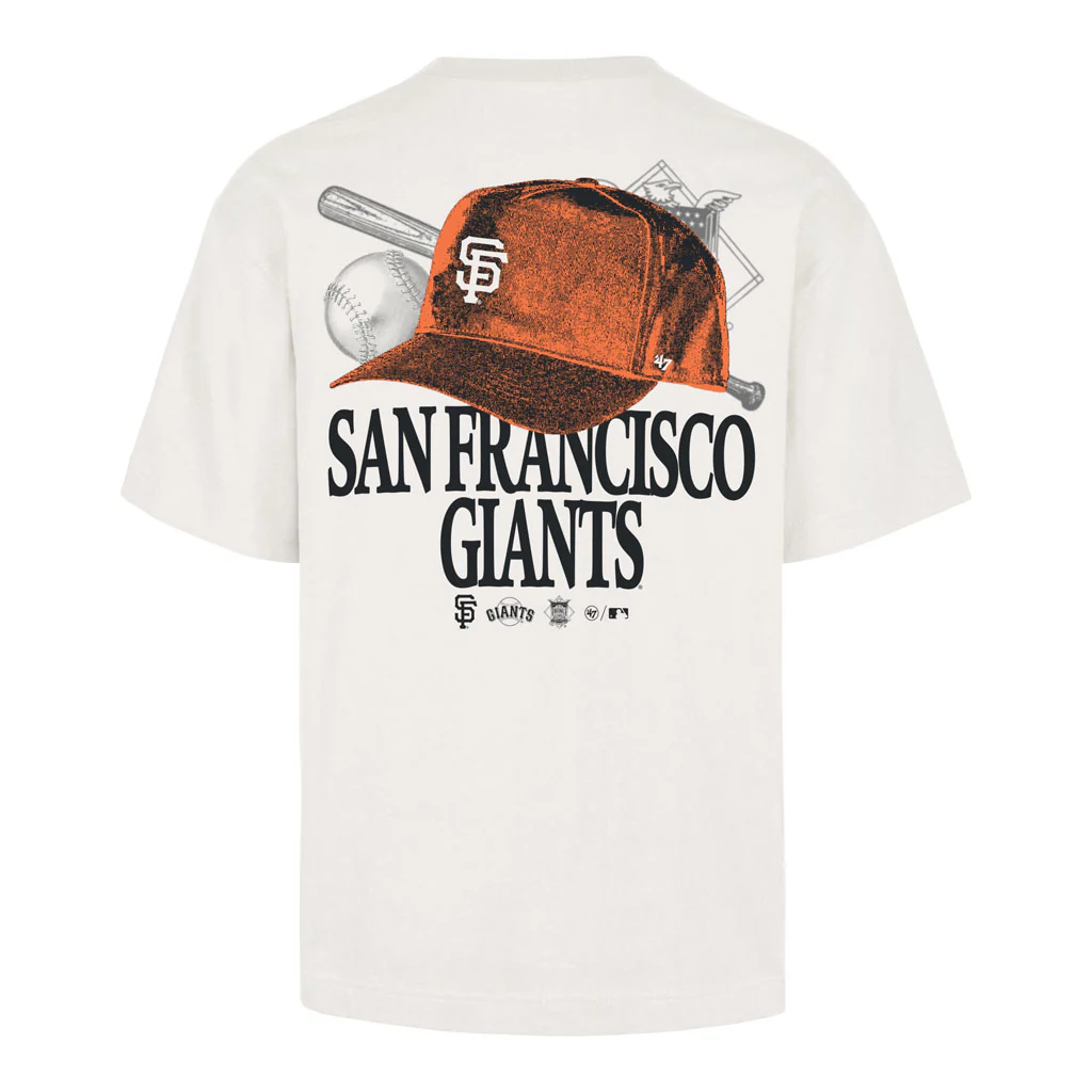 MLB San Francisco Giants '47 In The Paper Foundation T-Shirt - Sand - Image 2
