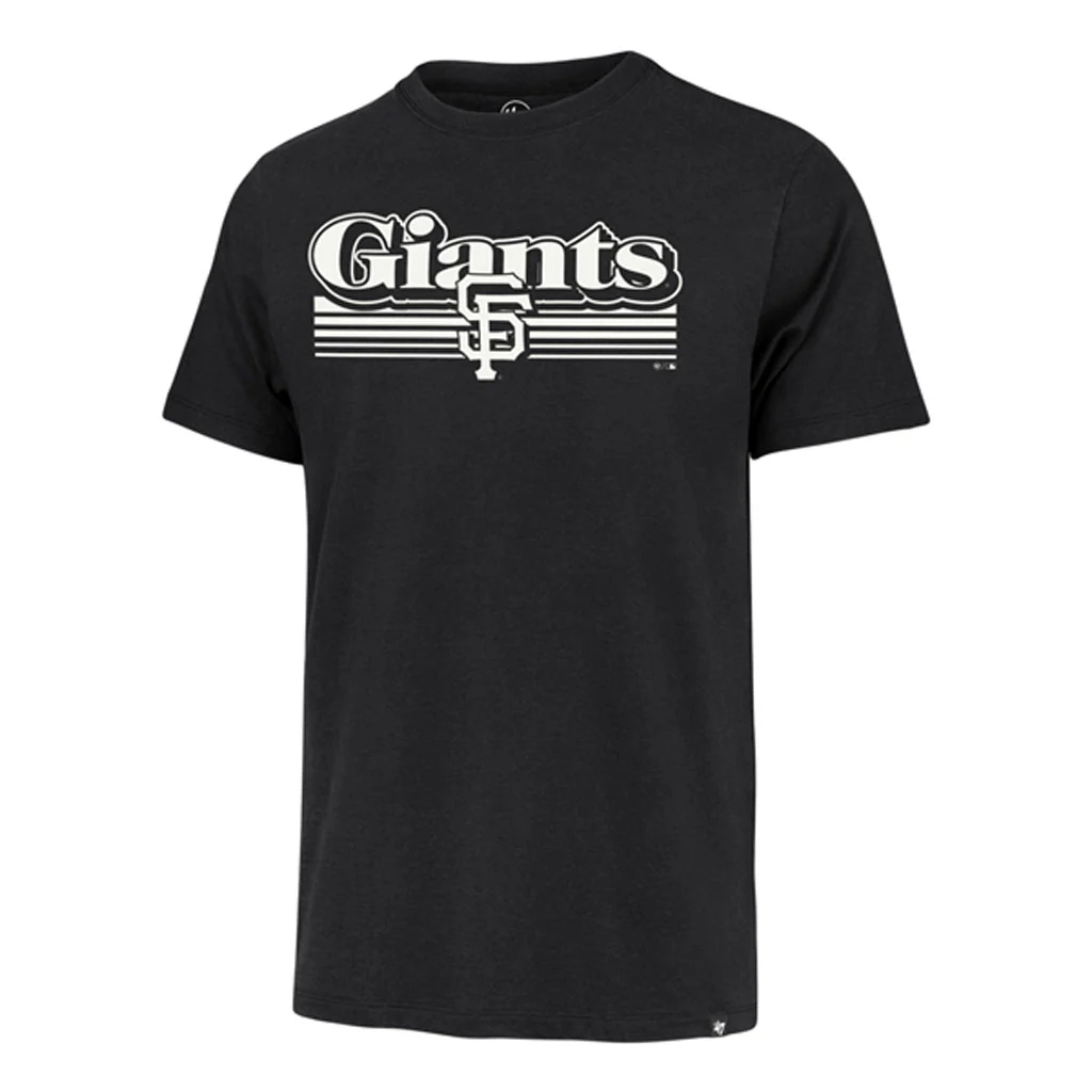 MLB San Francisco Giants '47 Script Fade Franklin T-Shirt - Black