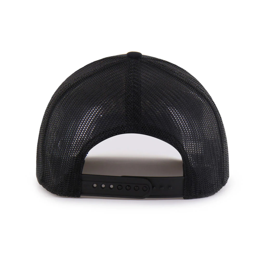 MLB San Francisco Giants '47 Vintage Pitstop Trucker Snapback Hat - Black - Image 2