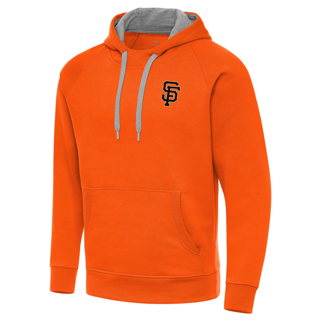 MLB San Francisco Giants Antigua Victory Pullover Hoodie - Orange