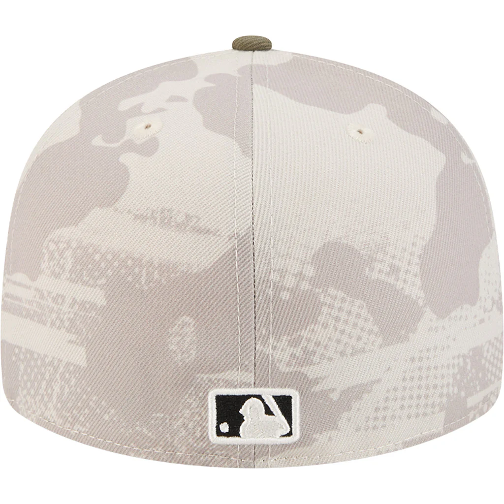 MLB San Francisco Giants New Era 2025 Armed Forces Day 59FIFTY Fitted Hat - Stone - Image 4