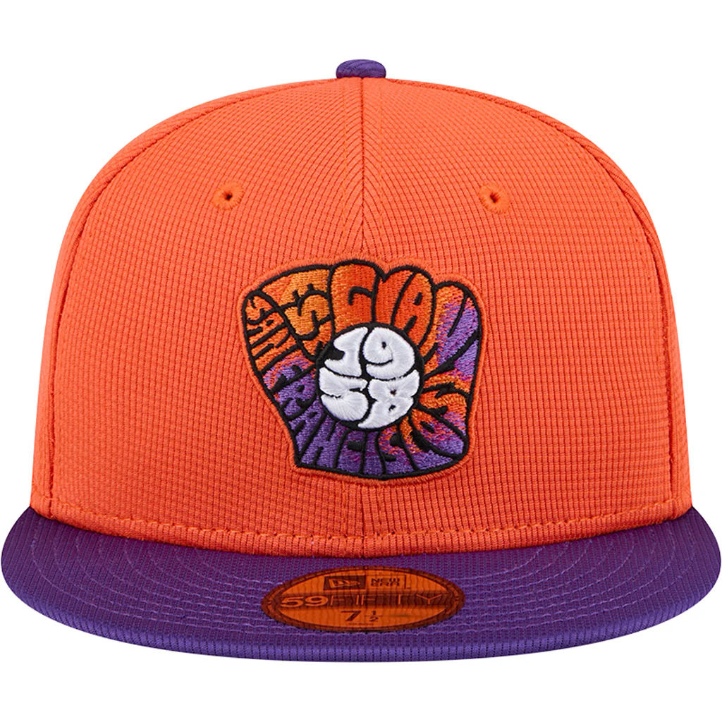 MLB San Francisco Giants New Era 2025 City Connect Batting Practice 59FIFTY Fitted Hat - Orange - Image 3