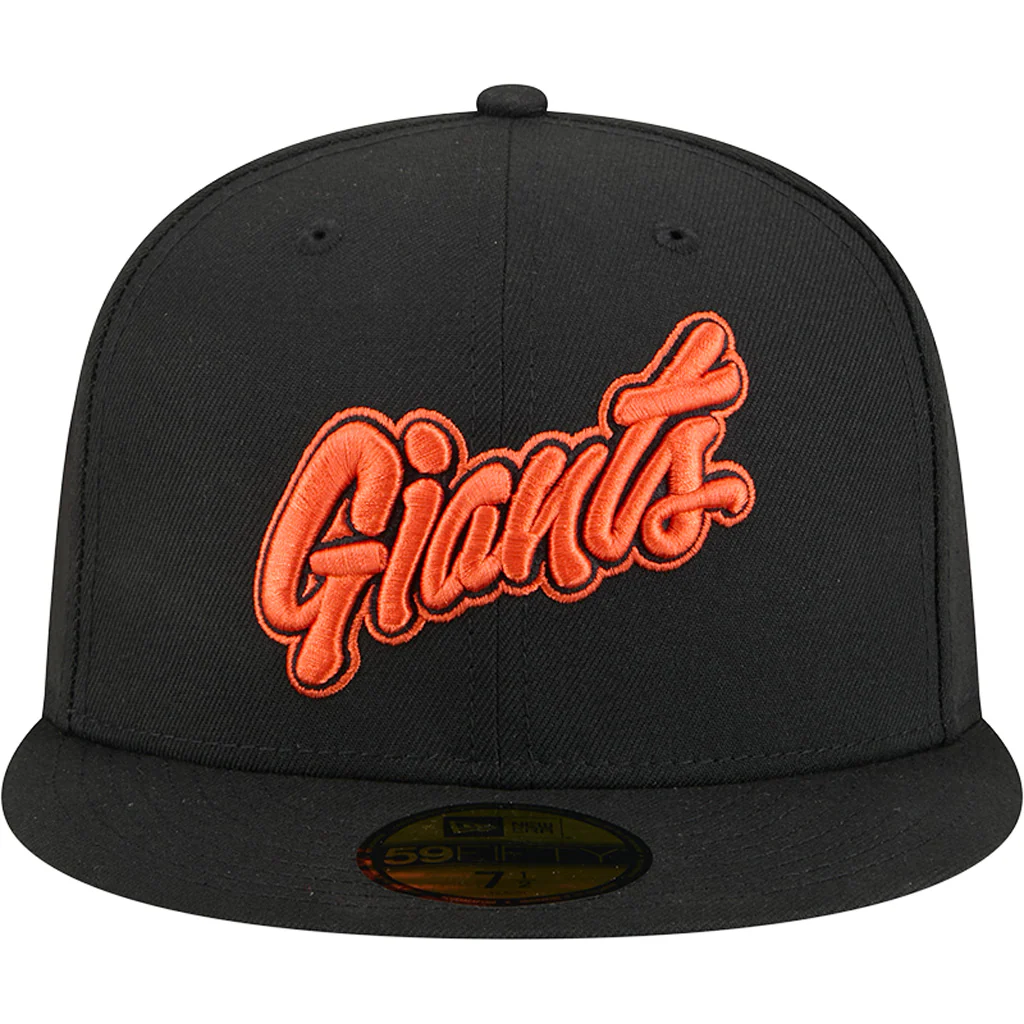 MLB San Francisco Giants New Era 2025 City Connect Fan Pack 59FIFTY Fitted Hat - Black - Image 3