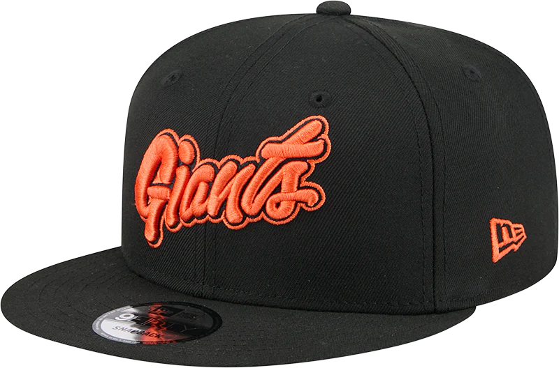 MLB San Francisco Giants New Era 2025 City Connect Fan Pack 9FIFTY Snapback Hat - Black - Image 2
