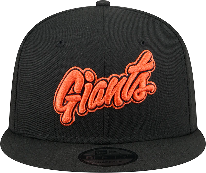 MLB San Francisco Giants New Era 2025 City Connect Fan Pack 9FIFTY Snapback Hat - Black - Image 3