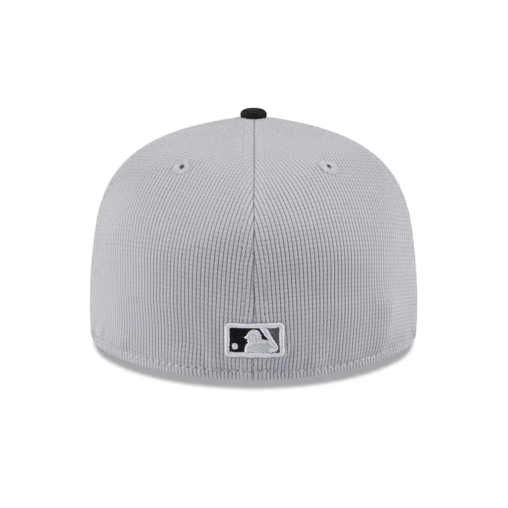 MLB San Francisco Giants New Era 2025 Graphite Batting Practice 59FIFTY Fitted Hat - Graphite - Image 4