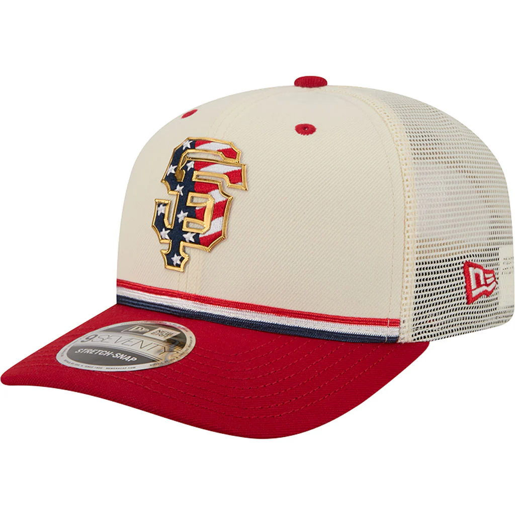 MLB San Francisco Giants New Era 2026 4th of July 9SEVENTY Stretch Snapback Hat - Cream
