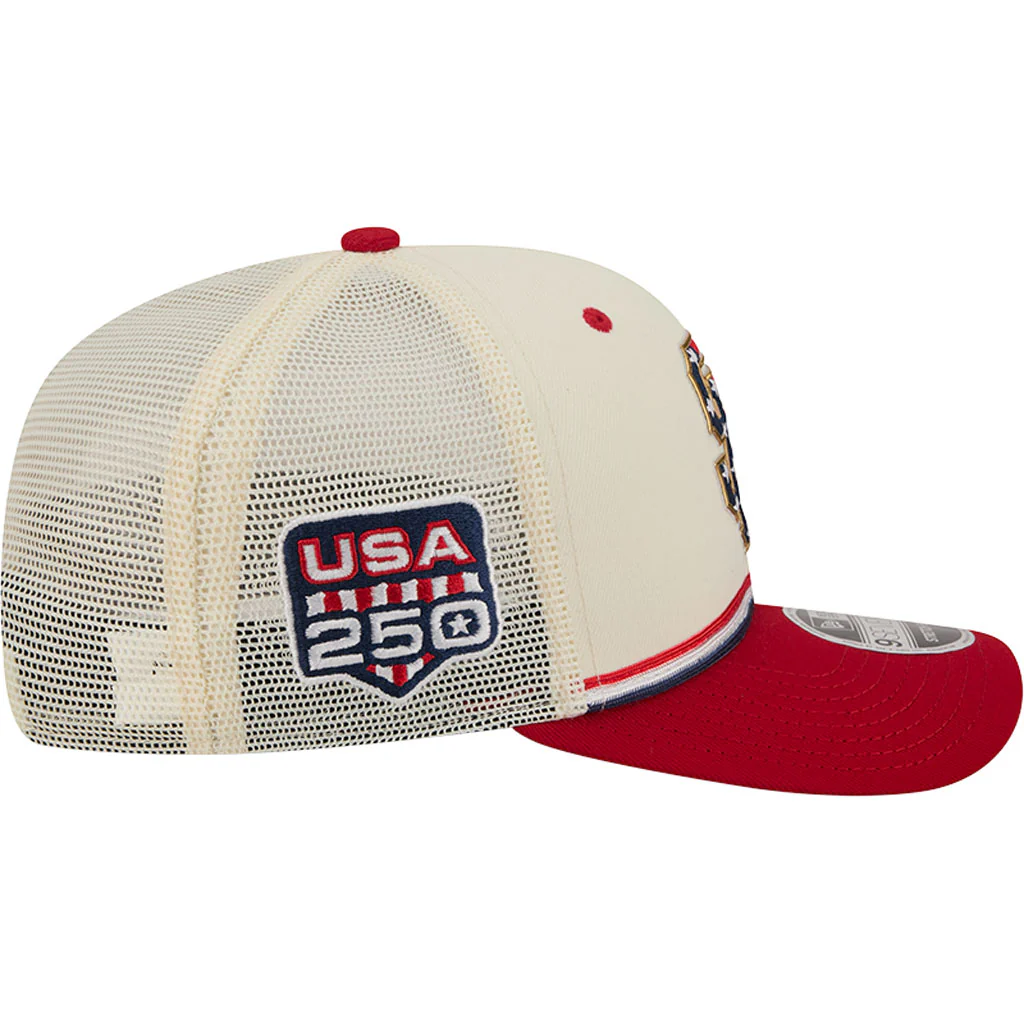 MLB San Francisco Giants New Era 2026 4th of July 9SEVENTY Stretch Snapback Hat - Cream - Image 5