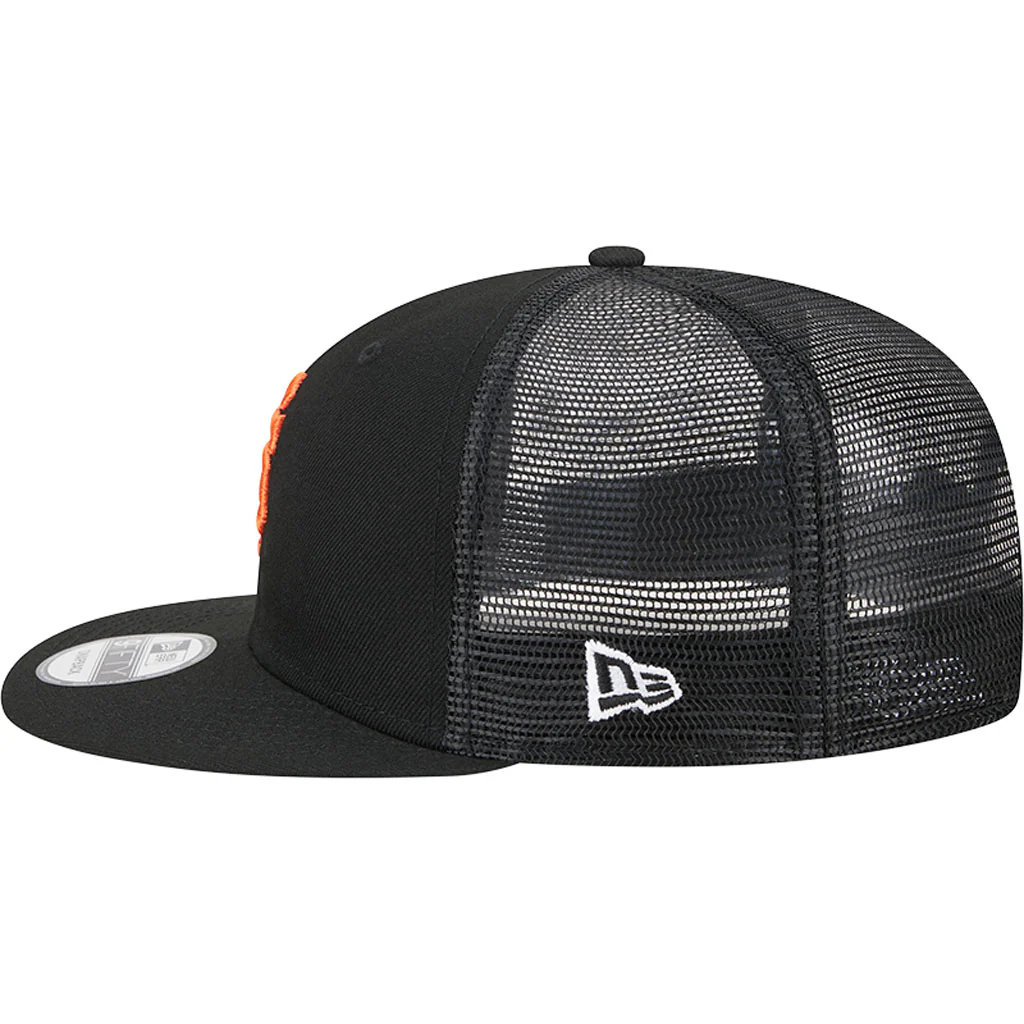 MLB San Francisco Giants New Era OTC Trucker 9FIFTY Snapback Hat - Black - Image 4