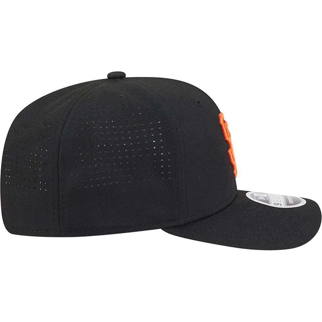 MLB San Francisco Giants New Era Performance 9SEVENTY Stretch Snapback Hat - Black - Image 5