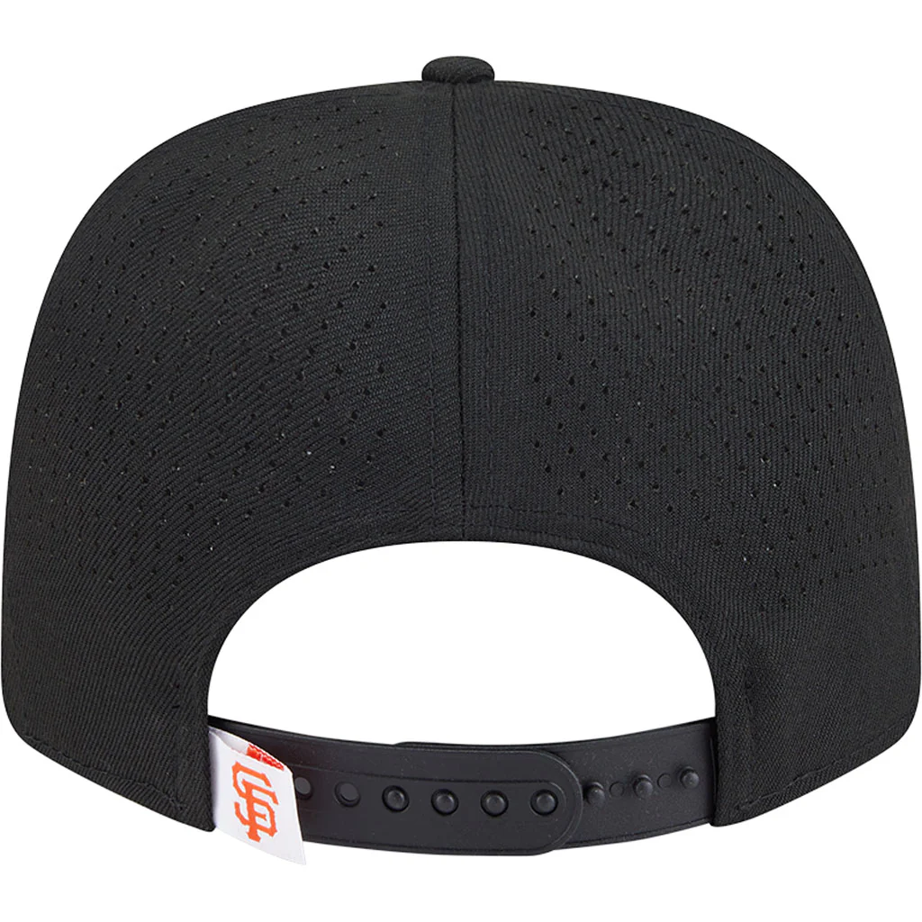 MLB San Francisco Giants New Era Performance 9SEVENTY Stretch Snapback Hat - Black - Image 6
