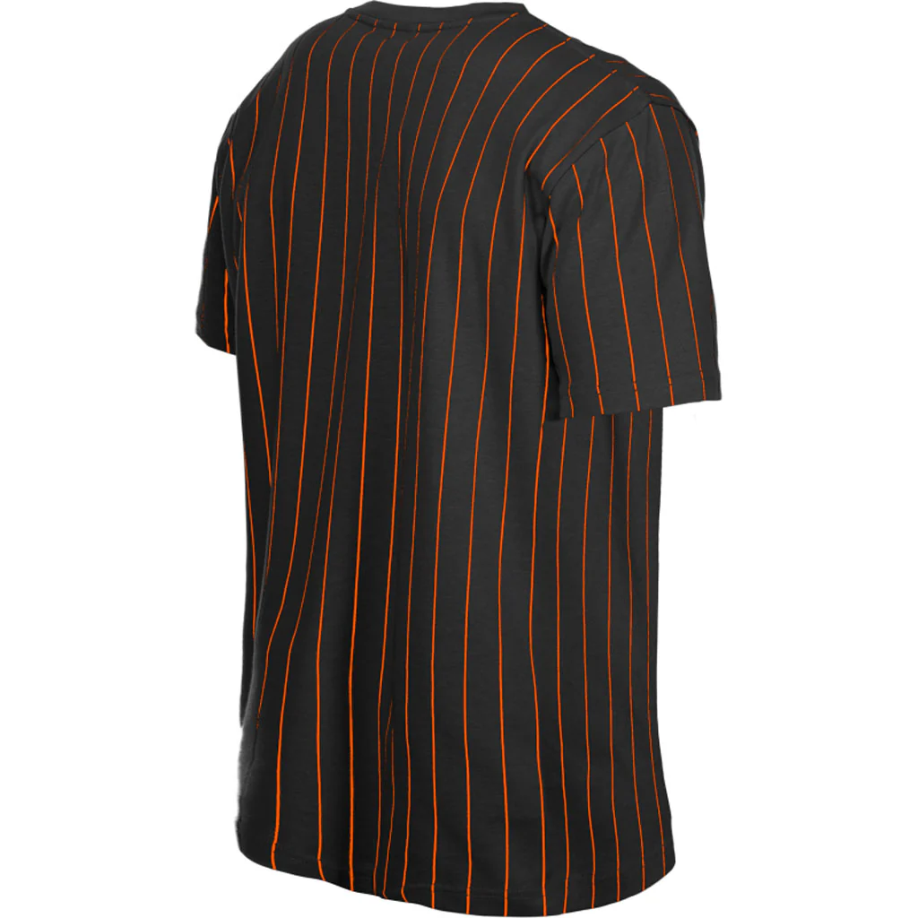 MLB San Francisco Giants New Era Pinstripe Jersey T-shirt - Black - Image 2