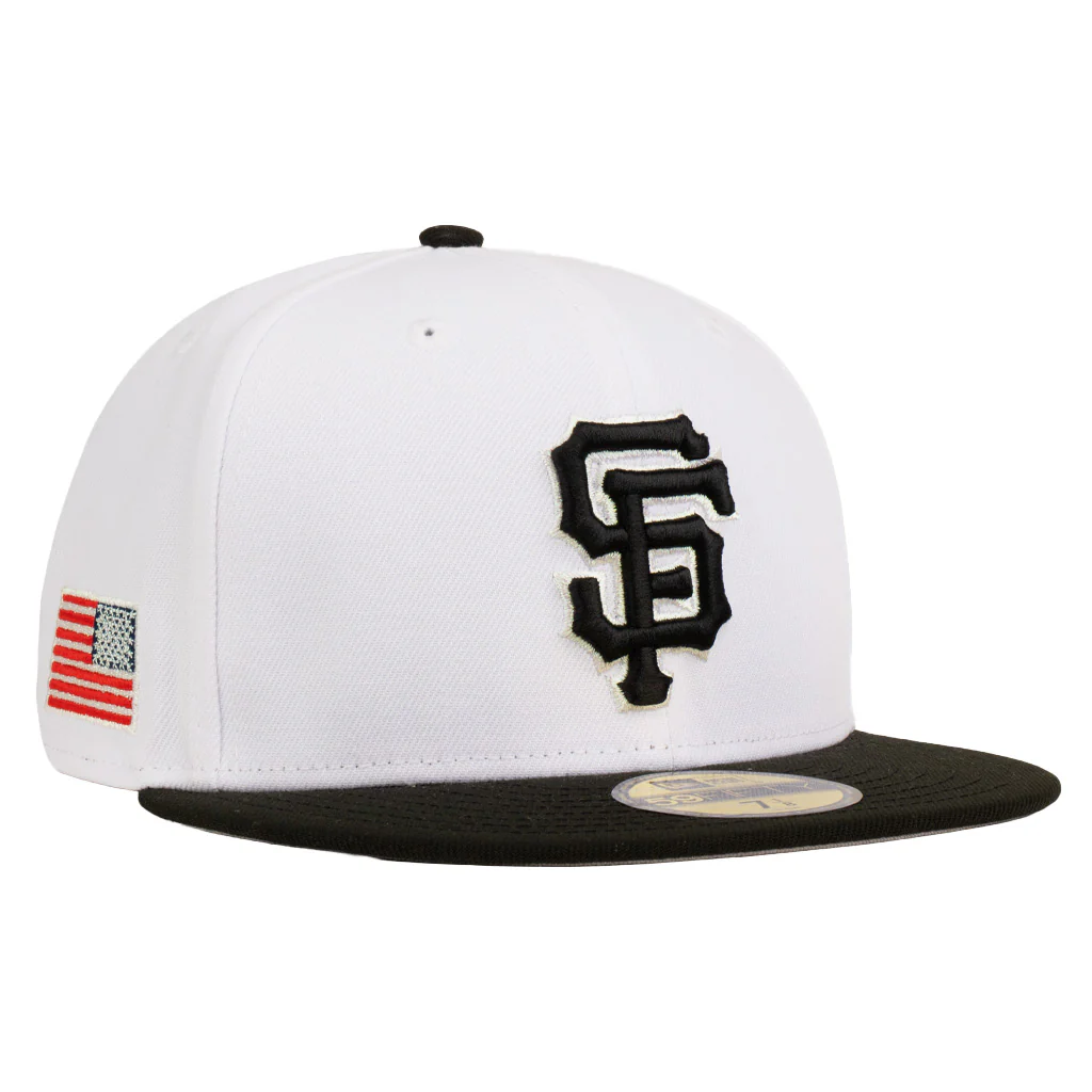 MLB San Francisco Giants New Era Space Shuttle 59FIFTY Fitted Hat - White