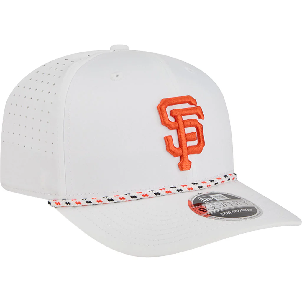 MLB San Francisco Giants New Era Sport 9SEVENTY Stretch Snapback Hat - White - Image 2