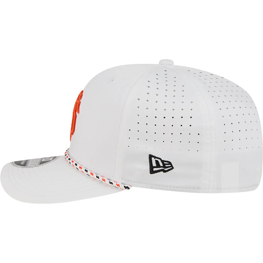 MLB San Francisco Giants New Era Sport 9SEVENTY Stretch Snapback Hat - White - Image 4