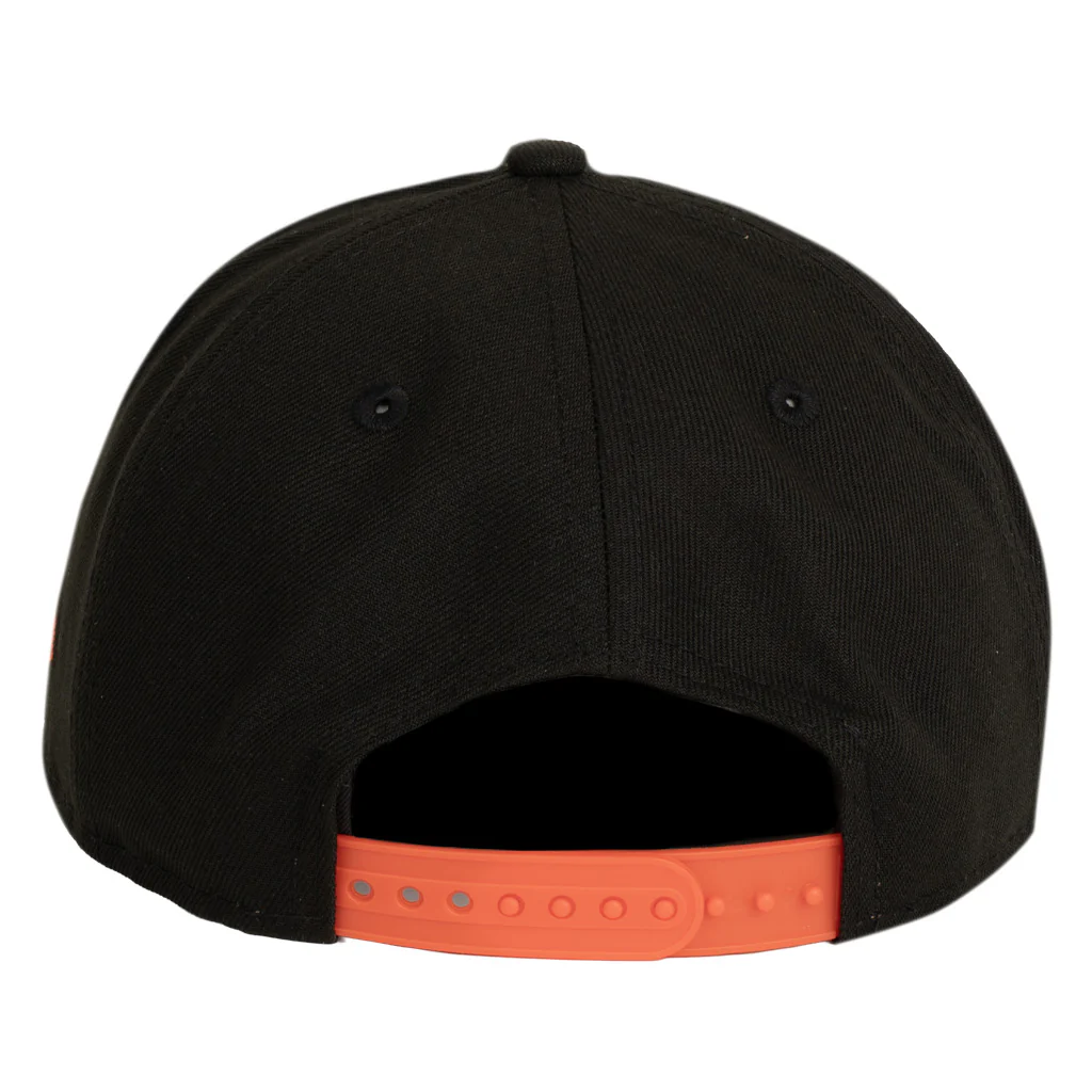 MLB San Francisco Giants New Era Team Undervisor 9FIFTY A-Frame Snapback Hat - Black - Image 3