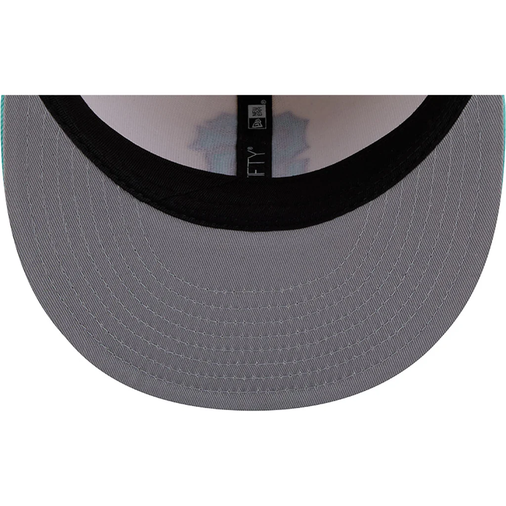 MLB San Francisco Giants New Era Two-Tone Aqua 9FIFTY Snapback Hat - Light cream - Image 7