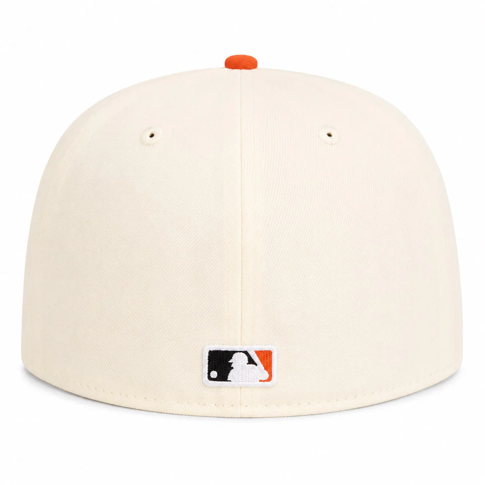 MLB San Francisco Giants New Era Two-Tone Summer Flower 59FIFTY Fitted Hat - Cream - Image 3