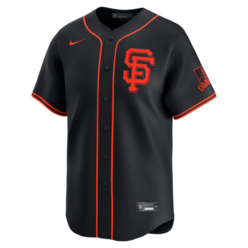 MLB San Francisco Giants Nike Alternate Limited Jersey - Black