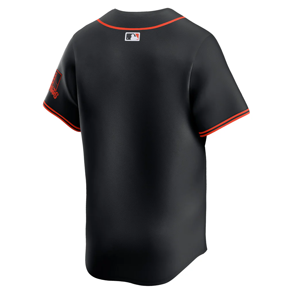 MLB San Francisco Giants Nike Alternate Limited Jersey - Black - Image 2