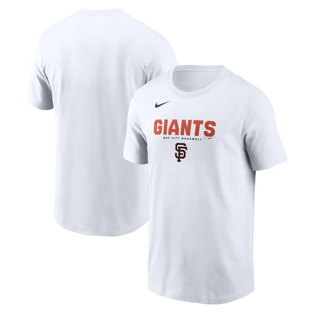 MLB San Francisco Giants Nike Bold Team Name T-Shirt - White
