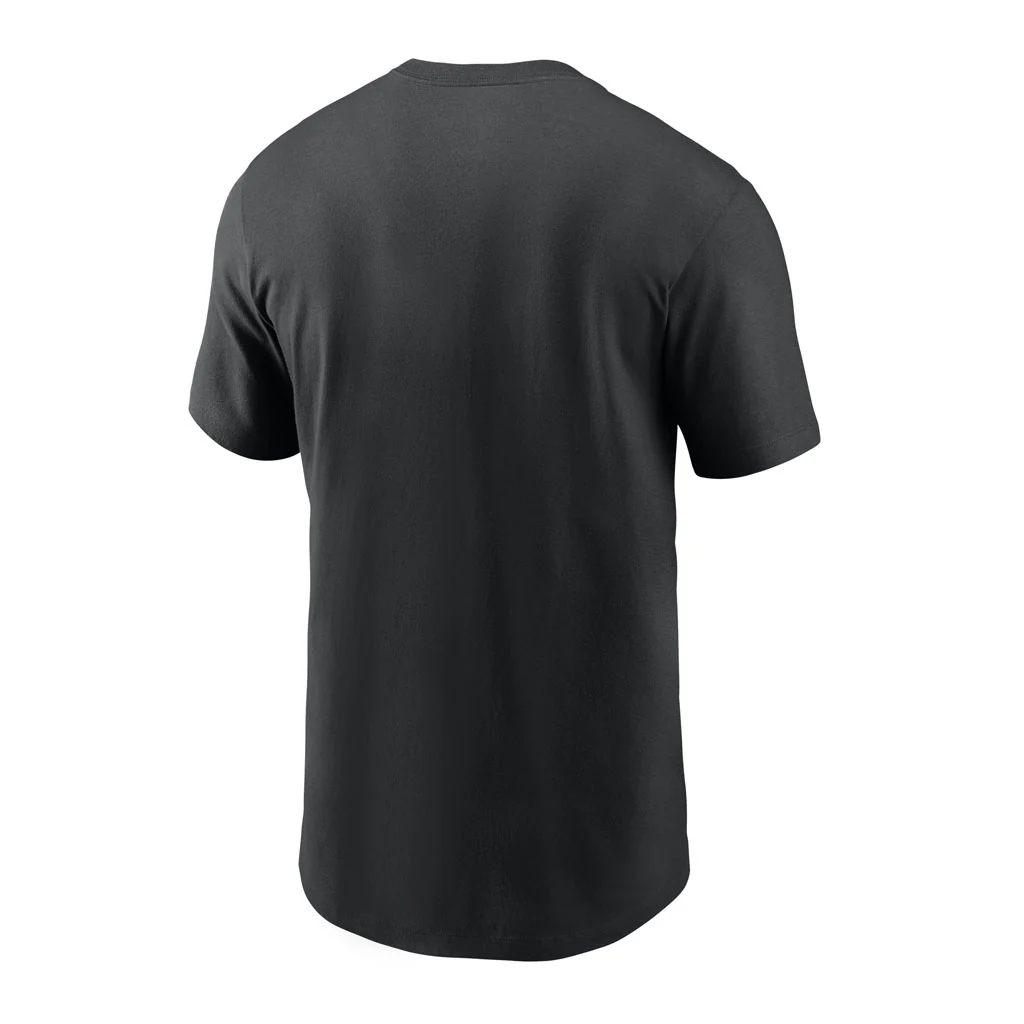 MLB San Francisco Giants Nike Cotton Logo T-Shirt - Black - Image 3
