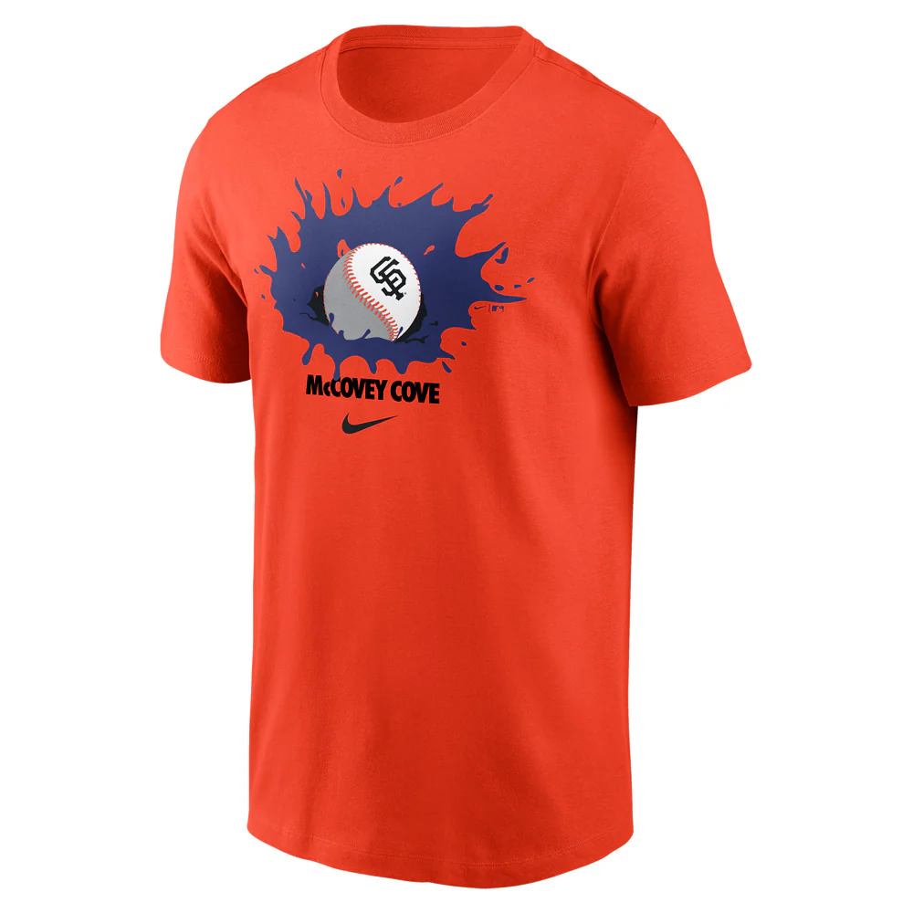 MLB San Francisco Giants Nike Local McCovey Cove Essential T-Shirt - Orange - Image 2