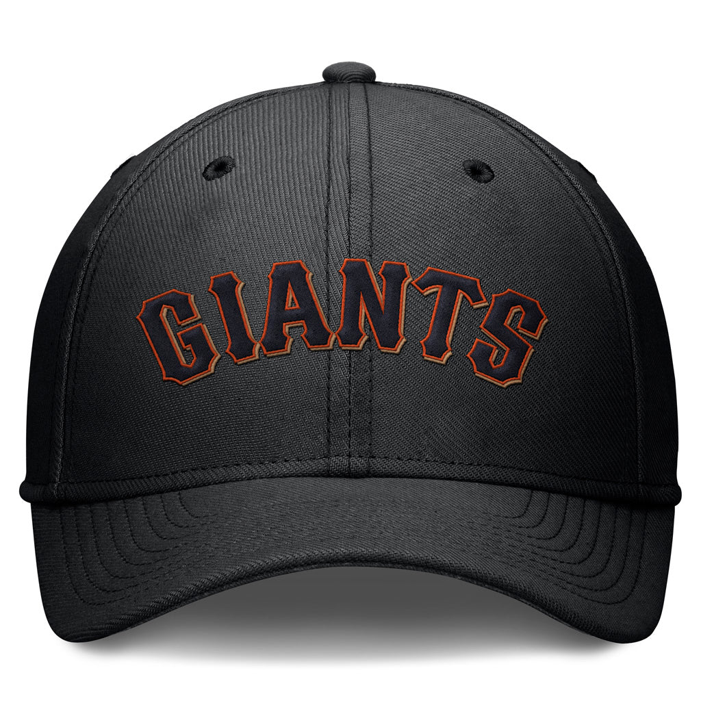 MLB San Francisco Giants Nike Primary Flex Fit Hat - Black - Image 2