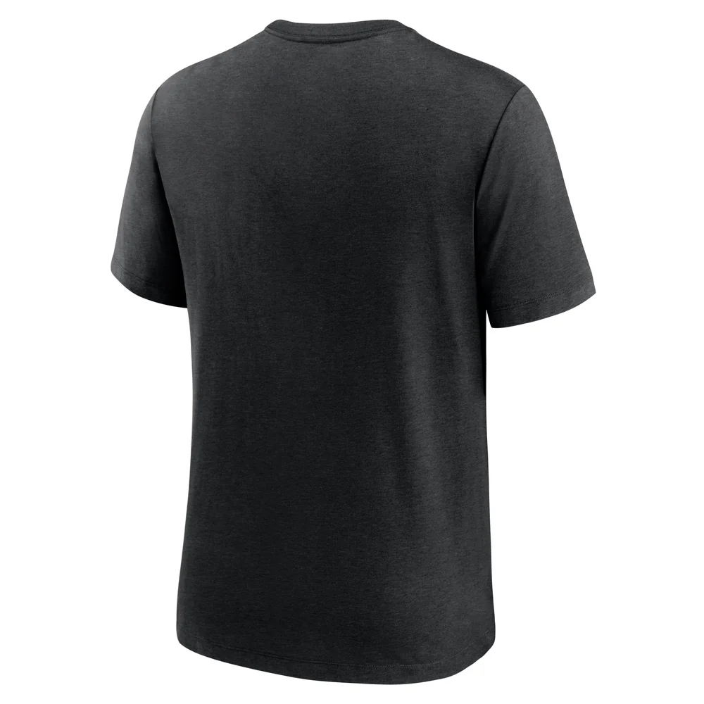 MLB San Francisco Giants Nike Swing Big Tri-Blend T-Shirt - Black - Image 3