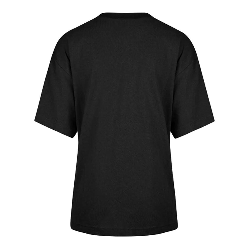 MLB San Francisco Giants Women's '47 Shimmer Shot Foundation T-Shirt - Black - Image 2