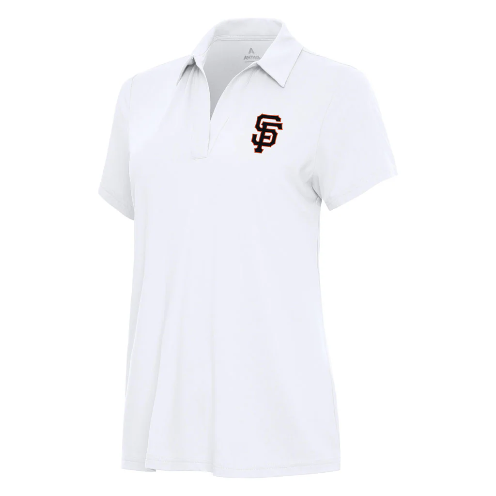 MLB San Francisco Giants Women's Antigua Era Polo - White