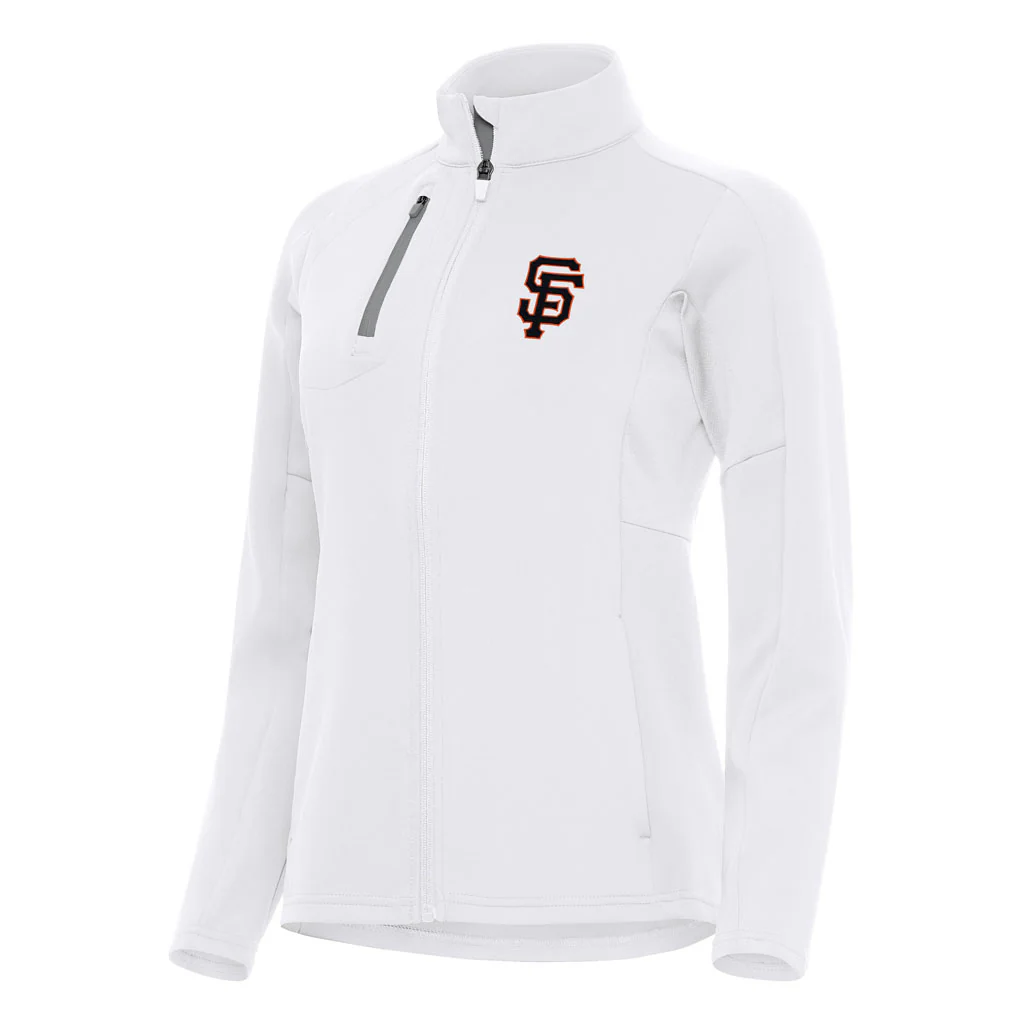 MLB San Francisco Giants Women's Antigua Generation Full Zip Jacket - White