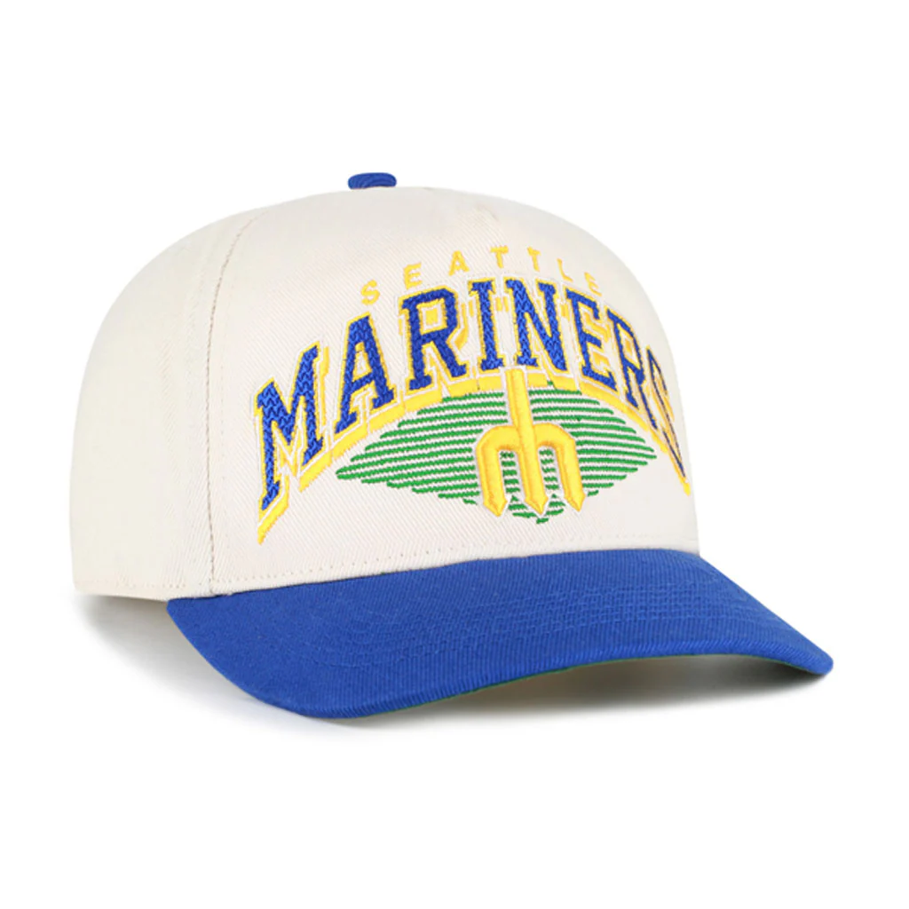 MLB Seattle Mariners '47 Pomona Two-Tone Hitch Adjustable Hat - Cream - Image 2