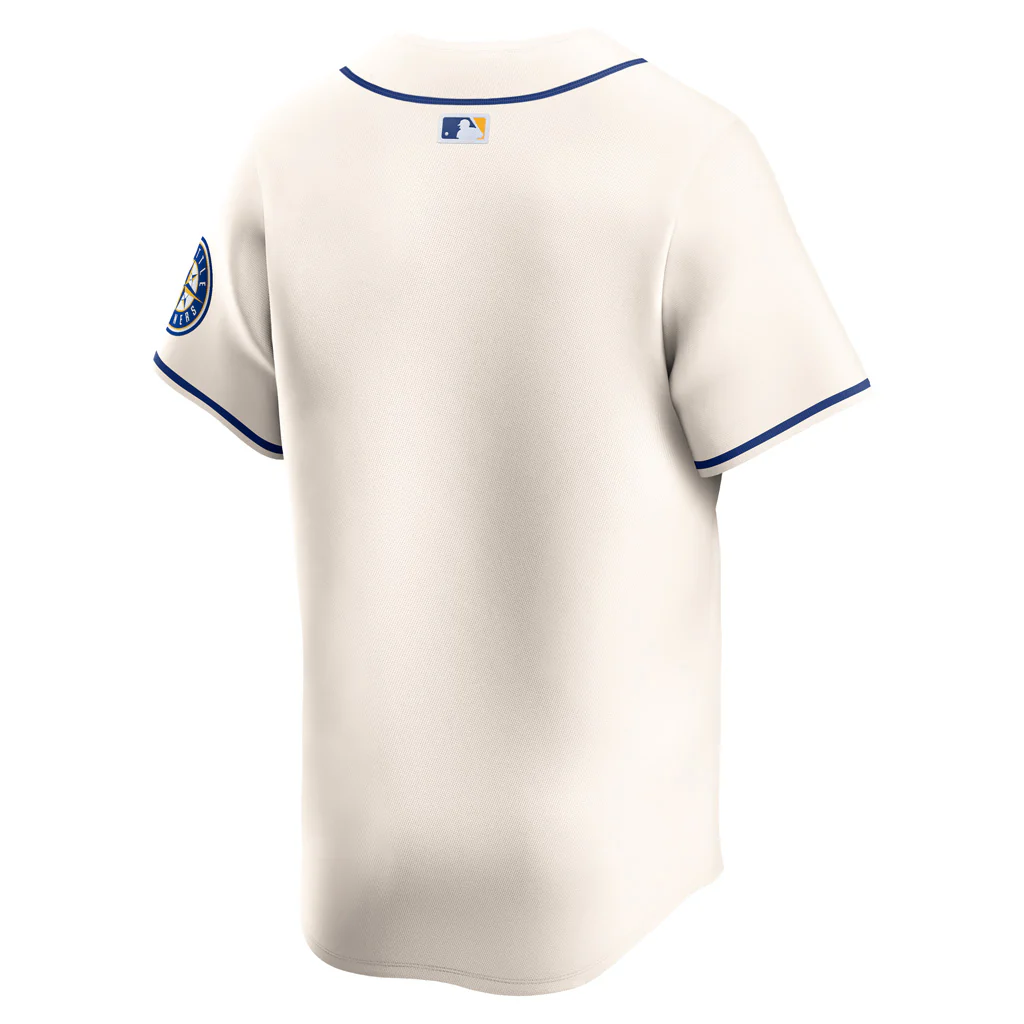 MLB Seattle Mariners Nike Alternate Limited Jersey - Cream - Image 3