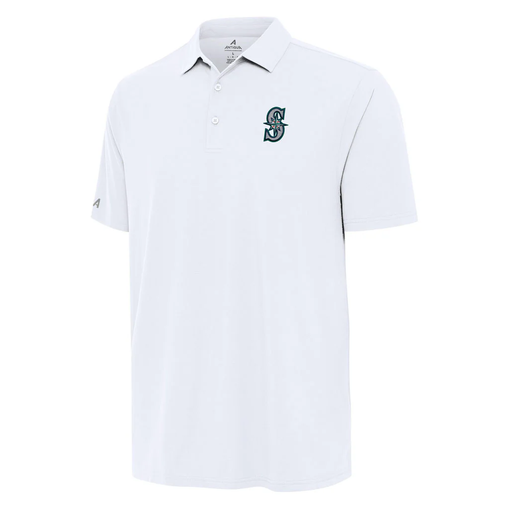 MLB Seattle Mariners Antigua Era Polo - White