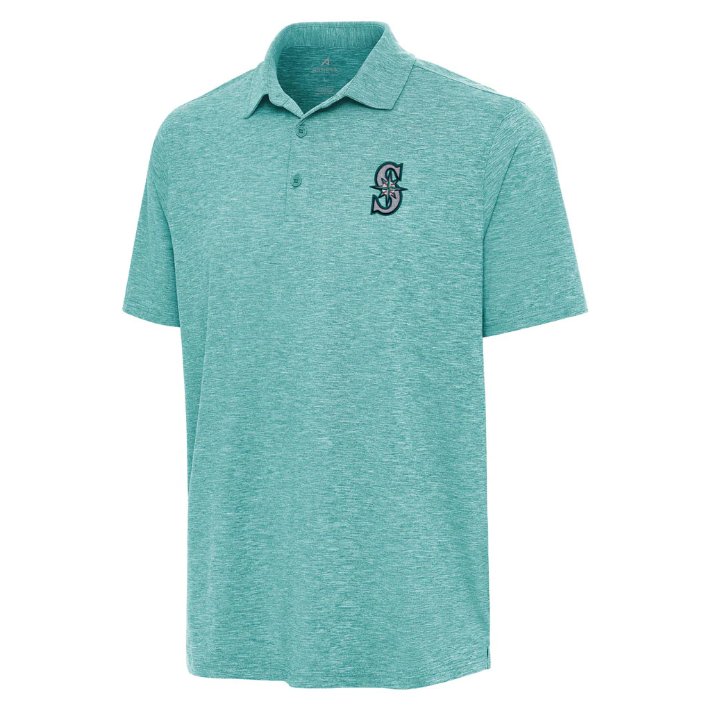 MLB Seattle Mariners Antigua Par 3 Polo - Teal
