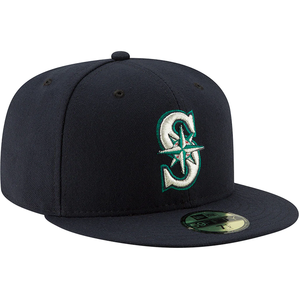 MLB Seattle Mariners New Era Authentic Collection Home On-Field 59FIFTY Fitted Hat - Navy - Image 2