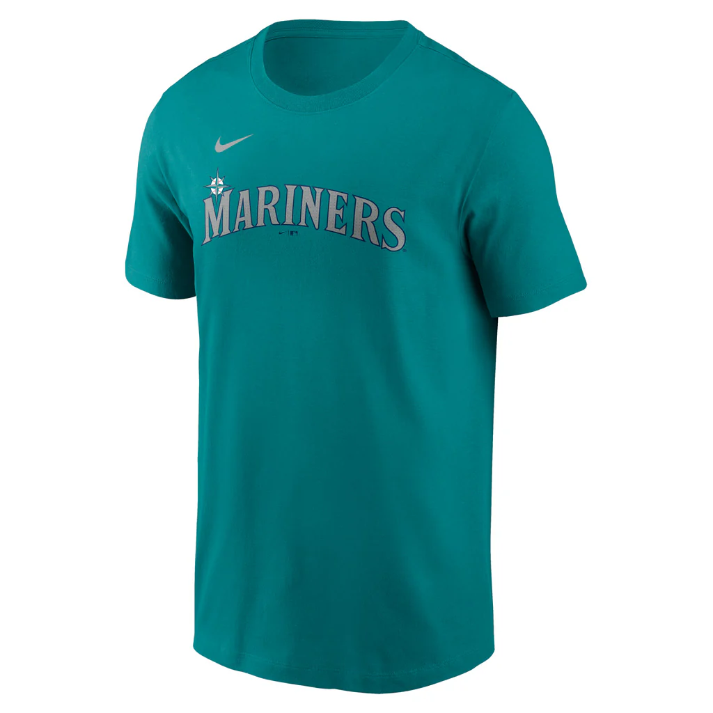 MLB Seattle Mariners Julio Rodriguez Nike FUSE Name & Number T-Shirt - Teal - Image 2