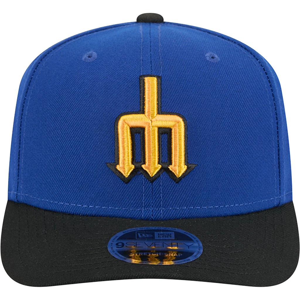 MLB Seattle Mariners New Era 2024 City Connect 9SEVENTY Snapback Hat - Blue - Image 3