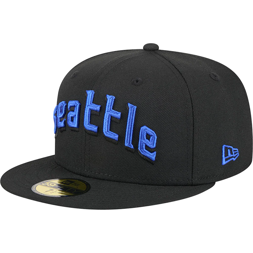 MLB Seattle Mariners New Era City Connect Fan Pack 59FIFTY Fitted Hat - Black - Image 2