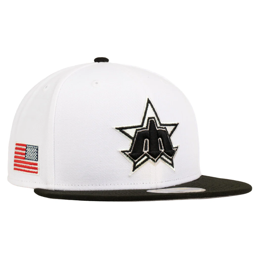 MLB Seattle Mariners New Era Space Shuttle 59FIFTY Fitted Hat - White